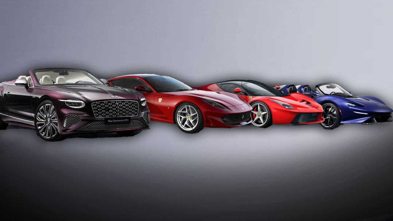 Lüks Araçlar Çarpıştı Hasar 70 Milyon TL