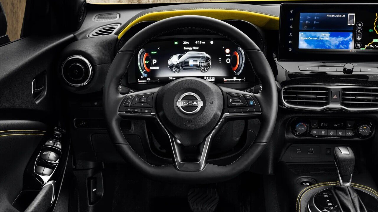 Nissan Juke 2025 İç Tasarım Özellikleri